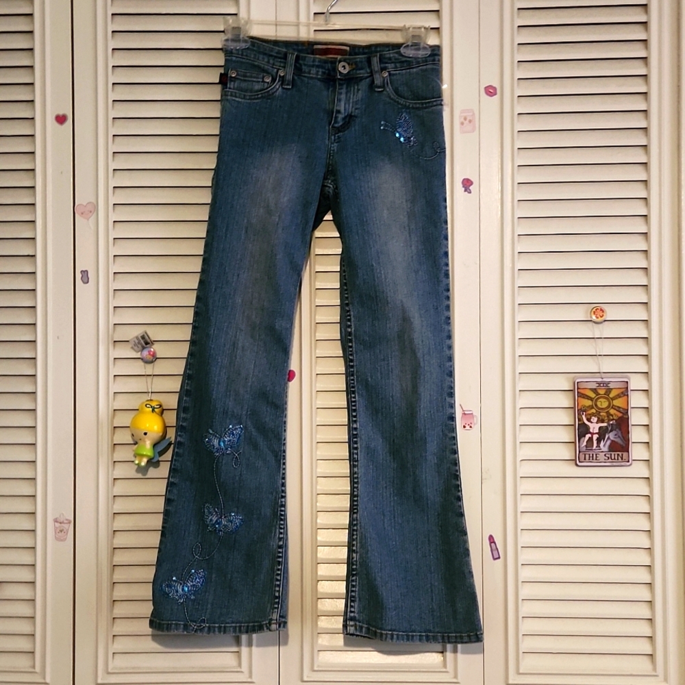 Z Cavaricci 🦋 Butterfly Flare Jeans
